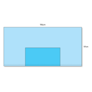 Ultimate Reinforced Drape Sheet with Adhesive