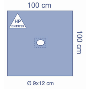 Essential Drape with Adhesive Fenestration