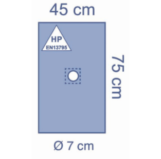 Essential Drape with Adhesive Fenestration