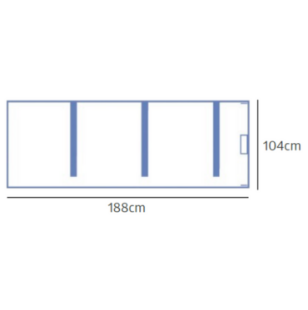 C-Arm Drape with Rubber Bands