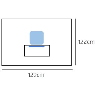 Ophthalmic Incise Drape with Fluid Pouch
