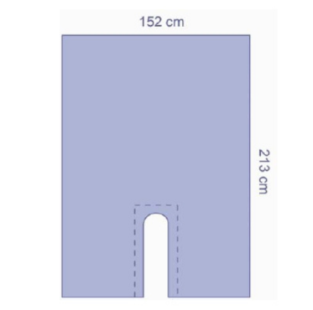 Plastic Split Drape