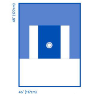 Radial Drape with Hydro Dynamic Absorbent
