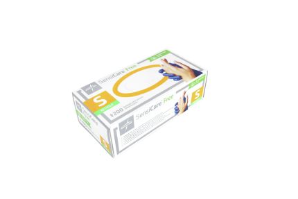 SensiCare® Free Accelorator-Free Blue Nitrile Exam Gloves